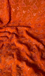 Load image into Gallery viewer, Women&#39;s Lakhnavi Handcrafted Pure Silk Georgette Chikankari Suit Material - HONC0153725
