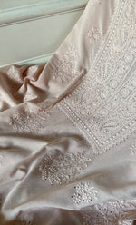Load image into Gallery viewer, Women&#39;s Lakhnavi Handcrafted Mul Cotton Chikankari Kurta And Kurta Dupatta Set - HONC091986
