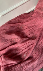 Load image into Gallery viewer, Women's Lakhnavi Handcrafted Mul Chanderi Semi - Stitched Kurta And Dupatta Set - HONC0297757