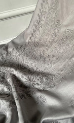 Load image into Gallery viewer, Women&#39;s Lucknowi Handcrafted Chanderi Silk Chikankari Full Suit Material - HONC0307136

