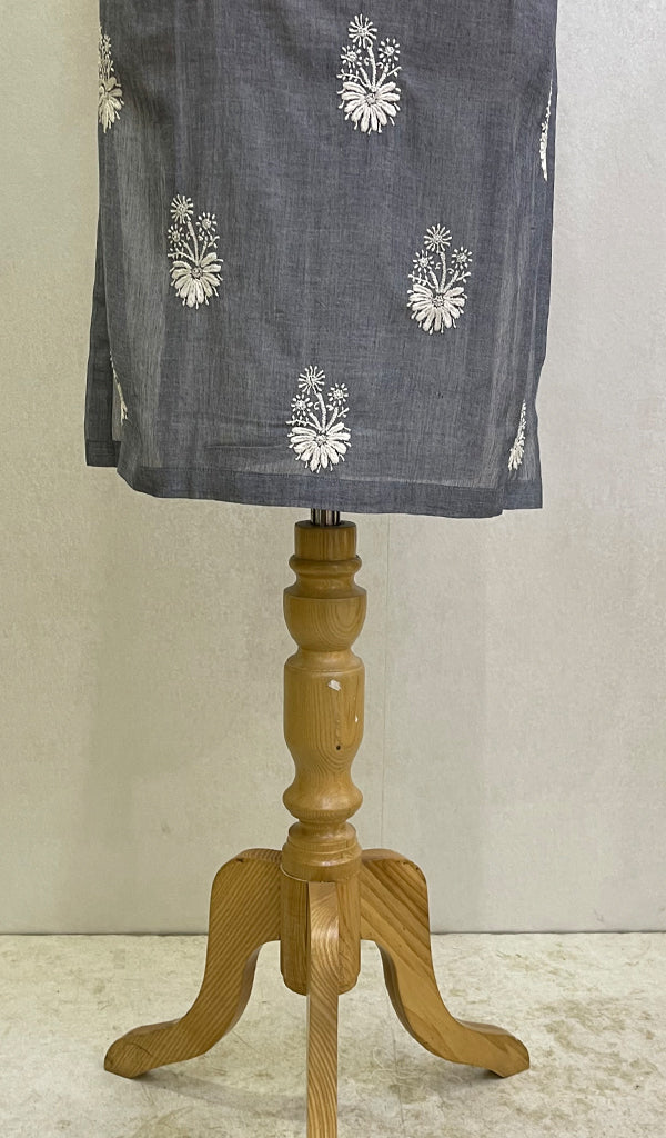 Mir Women's Lucknowi Handcrafted Cotton Chikankari Kurti- HONC0160269