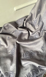 Load image into Gallery viewer, Women's Lucknowi Handcrafted Chanderi Silk Chikankari Full Suit Material - HONC0322745