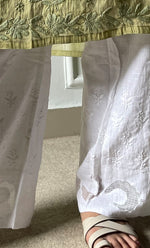 将图像加载到图库查看器中， Women&#39;s Lucknowi Handcrafted Cotton Chikankari Palazzo - HONC0305809
