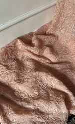 Load image into Gallery viewer, Women's Lakhnavi Handcrafted Pure Organza Chikankari Unstitched Kurta And Dupatta Set- HONC0327850