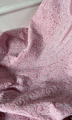 Load image into Gallery viewer, Women&#39;s Lakhnavi Handcrafted Unstitched Cotton Chikankari Suit Material - HONC0320315
