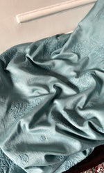 Load image into Gallery viewer, Women's Lucknowi Handcrafted Chanderi Silk Chikankari Full Suit Material - HONC0322712