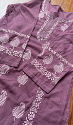 将图像加载到图库查看器中， Women&#39;s Lucknowi Handcrafted Cotton Chikankari Kurti - HONC0301049
