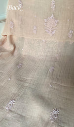 将图像加载到图库查看器中， Women's Lakhnavi Handcrafted Mul Chanderi Unstitched Kurta And Dupatta Set - HONC0344198