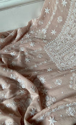 Load image into Gallery viewer, Women&#39;s Lakhnavi Handcrafted Mul Chanderi UnStitched Kurta And Dupatta Set - HONC0318526
