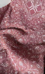 Load image into Gallery viewer, Women&#39;s Lakhnavi Handcrafted Tissue Chanderi Unstitched Kurta And Dupatta Set - HONC0298037
