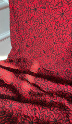 Load image into Gallery viewer, Women&#39;s Lucknowi Handcrafted Faux-Georgette Chikankari Suit Material - HONC0277973
