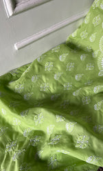 Load image into Gallery viewer, Women's Lakhnavi Handcrafted Unstitched Cotton Chikankari Suit Material - HONC0333967