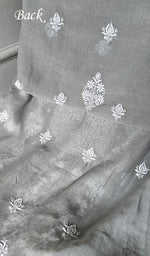 Load image into Gallery viewer, Women's Lakhnavi Handcrafted Mul Chanderi Unstitched Kurta And Dupatta Set - HONC0374454