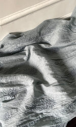 Load image into Gallery viewer, Women&#39;s Lakhnavi Handcrafted Mul Chanderi Semi - stitched Chikankari Full Suit Material - HONC0319558
