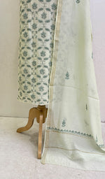 Load image into Gallery viewer, Women&#39;s Lakhnavi Handcrafted Mul Chanderi Kurta And Dupatta Set- HONC0109770

