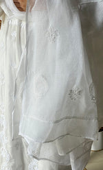 Load image into Gallery viewer, Nazm Women&#39;s Lucknowi Handcrafted Kota Cotton Chikankari Dupatta - HONC0277294

