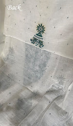Load image into Gallery viewer, Madiha Women's Lakhnavi Handcrafted Mul Chanderi Unstitched Kurta And Dupatta Set - HONC0365665