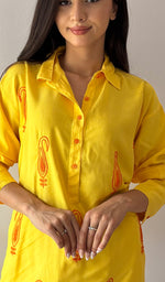 Load image into Gallery viewer, Aamna Women's Lakhnavi Handcrafted Cotton Chikankari Top - HONC0325816