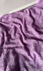 将图像加载到图库查看器中， Women&#39;s Lakhnavi Handcrafted Viscose Georgette Chikankari Full Suit Material - HONC0299906
