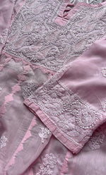 将图像加载到图库查看器中， Women&#39;s Lucknowi Handcrafted Cotton Chikankari Kurti - HONC0248228
