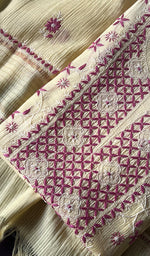 将图像加载到图库查看器中， Women's Lakhnavi Handcrafted Maheshwari  Mul Chanderi Kurta And Dupatta Set - HONC0172456