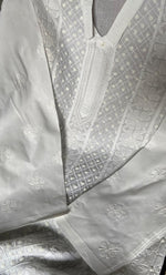Load image into Gallery viewer, Men&#39;s Lucknowi Handcrafted Cotton Chikankari Kurta - HONC0295480
