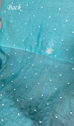 将图像加载到图库查看器中， Women's Lakhnavi Handcrafted Mul Chanderi Unstitched Chikankari Full Suit - HONC0362592