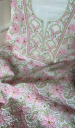 Load image into Gallery viewer, Women&#39;s Lakhnavi Handcrafted Cotton Chikankari Suit Material - HONC0284972
