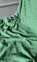 Load image into Gallery viewer, Women&#39;s Lakhnavi Handcrafted Viscose Georgette Chikankari Full Suit Material - HONC0271110
