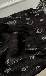 Load image into Gallery viewer, Women's Lakhnavi Handcrafted Mul Chanderi Semi-Stitched Angrakha And Dupatta Set - HONC0281965