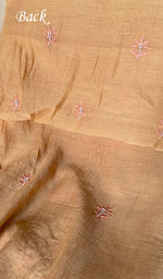 将图像加载到图库查看器中， Women's Lakhnavi Handcrafted Mul Chanderi Unstitched Chikankari Full Suit - HONC0343187