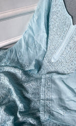 将图像加载到图库查看器中， Women&#39;s Lakhnavi Handcrafted Kota Cotton Semi - Stitched Kurta And Dupatta Set- HONC0314208
