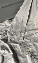 Load image into Gallery viewer, Men&#39;s Lucknowi Handcrafted Cotton Chikankari Kurta - HONC0302806
