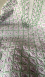 Load image into Gallery viewer, Women&#39;s Lakhnavi Handcrafted Cotton Chikankari Suit Material - HONC0291809
