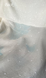 将图像加载到图库查看器中， Titli Women's Lakhnavi Handcrafted Unstitchd Mul Chanderi Kurta And Dupatta Set - HONC0330019