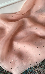 将图像加载到图库查看器中， Alfia Women&#39;s Lakhnavi Handcrafted Pure Organza Chikankari Unstitched Kurta And Dupatta Set- HONC0786056
