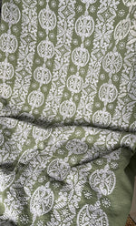 将图像加载到图库查看器中， Women&#39;s Lakhnavi Handcrafted Kota Cotton Chikankari Unstitched Kurti Fabric - HONC0304000
