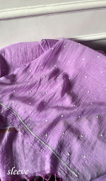 将图像加载到图库查看器中， Women's Lakhnavi Handcrafted Unstitchd Mul Chanderi Kurta And Dupatta Set - HONC0330025