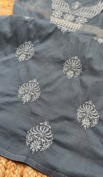 将图像加载到图库查看器中， Women&#39;s Lucknowi Handcrafted Cotton Chikankari Kurti - HONC0300976
