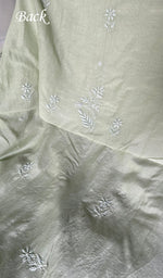 Load image into Gallery viewer, Women's Lakhnavi Handcrafted Muslin Unstitched Chikankari Full Suit - HONC0344376