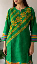 Cotton Chikankari Stitched Kurti HONC056069