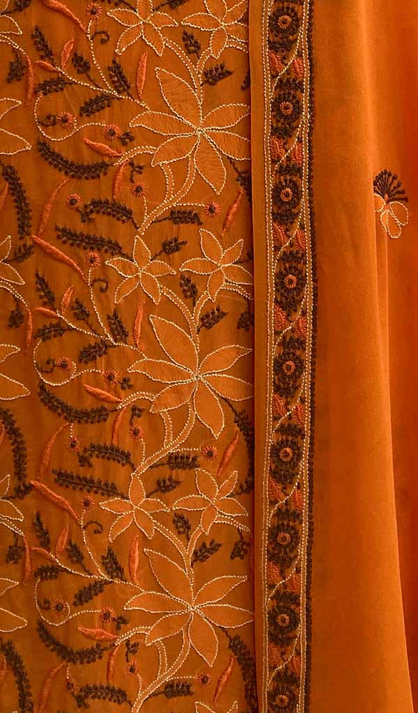 Pakistani Beige Straight Raw Silk Suit with Fancy Thread & Mirror Work |  eBay