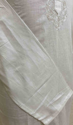 Load image into Gallery viewer, Men&#39;s Lucknowi Handcrafted Cotton Chikankari Kurta - HONC021607