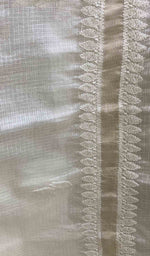 Load image into Gallery viewer, Women&#39;s Lakhnavi Handcrafted Kota Chanderi Chikankari Dupatta - HONC048981

