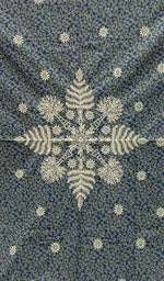 将图像加载到图库查看器中， Lakhnavi 手工制作的 Chikankari 棉质床单套装 - HONC043436
