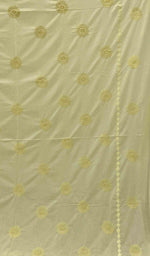 Load image into Gallery viewer, Lakhnavi Handcrafted Cotton Chikankari Bedsheet Set - HONC043432