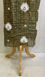 Load image into Gallery viewer, Women&#39;s Lakhnavi Handcrafted Kota Cotton Chikankari Unstitched Kurti Fabric - Honc086925