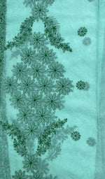 Load image into Gallery viewer, Women&#39;s Lucknowi Handcrafted Kota Cotton Chikankari Dupatta - Honc0120269
