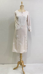 将图像加载到图库查看器中， Women&#39;s Lucknowi Handcrafted Cotton Chikankari Kurti -  HONC0213269
