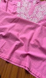 将图像加载到图库查看器中， Women&#39;s Lucknowi Handcrafted Cotton Chikankari Kurti - HONC0300990
